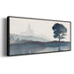 Serene Silhouette II - Floater Framed Canvas Print