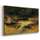 Wildbach (Wild Stream) - Floater Framed Canvas Print