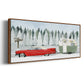 Holiday Roadtrip I - Floater Framed Canvas Print
