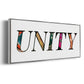 Unity - Floater Framed Canvas Print