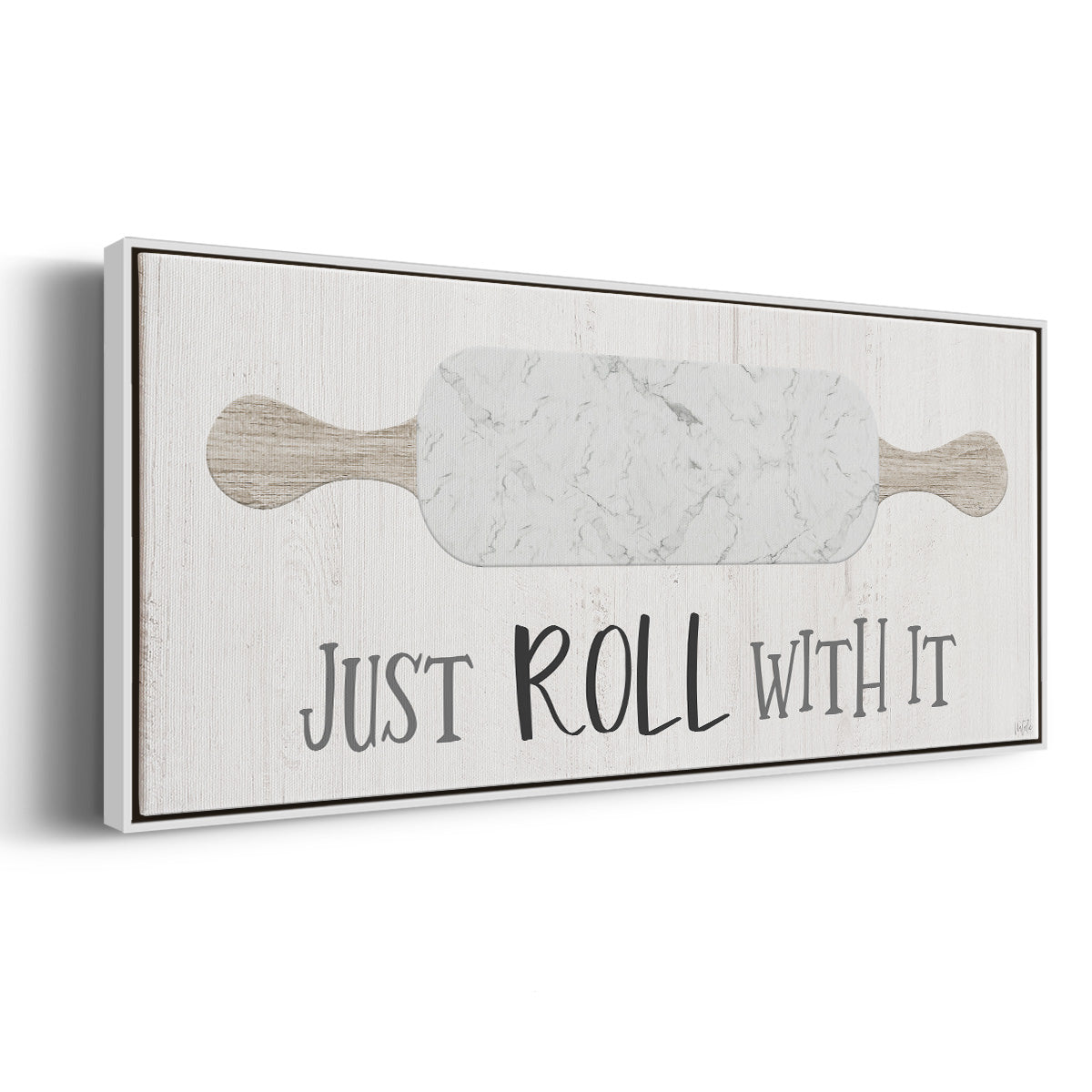 Roll With It - Floater Framed Canvas Print