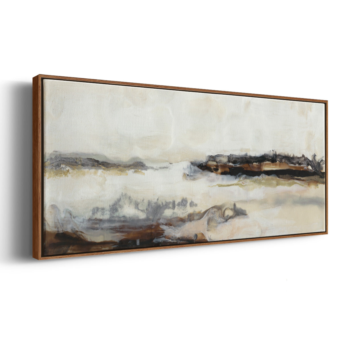 Joyful Horizon II - Floater Framed Canvas Print