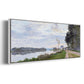 The Promenade at Argenteuil, 1872 - Floater Framed Canvas Print