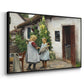 Have You Seen My Kitten?, 1914 - Floater Framed Canvas Print