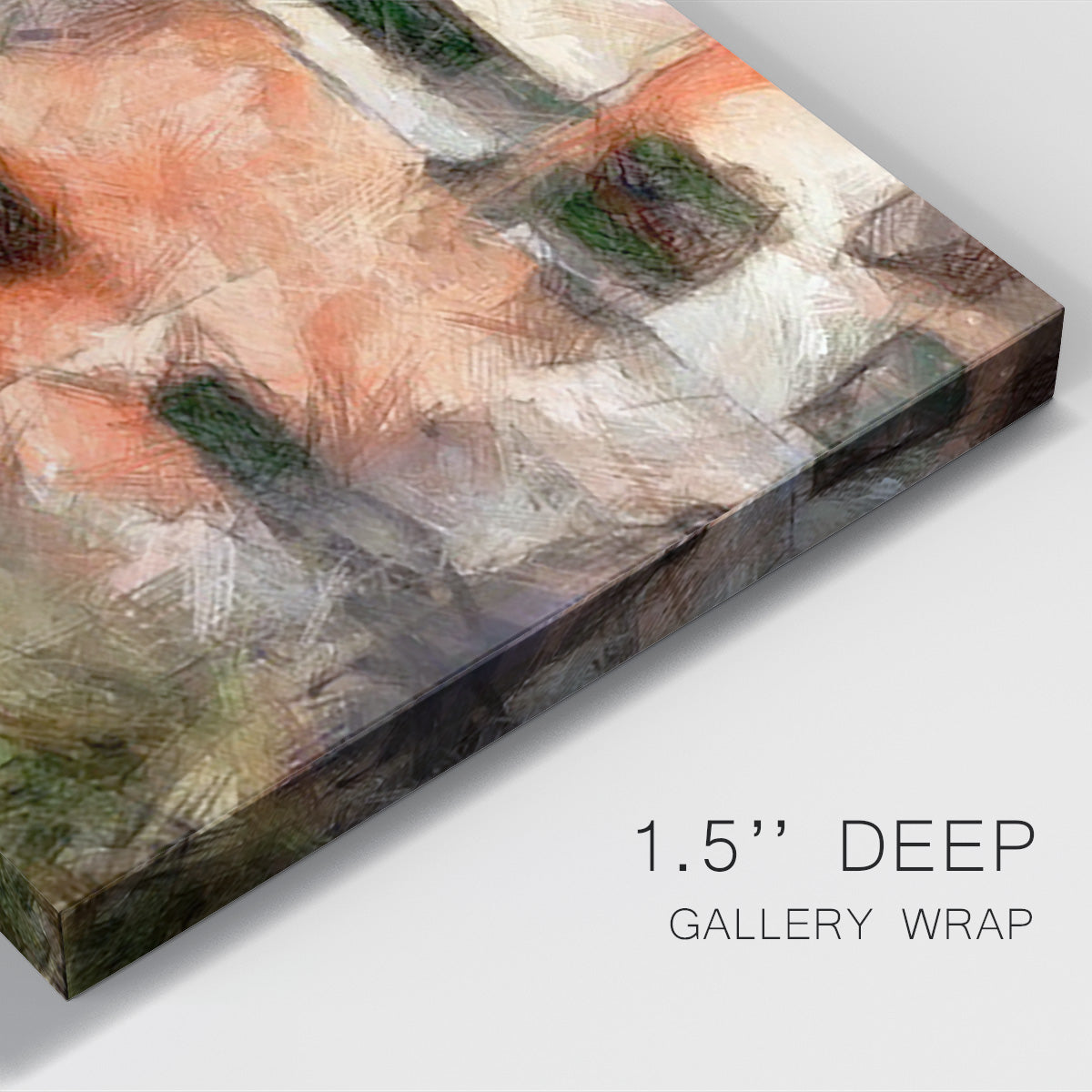 Stacked Houses IV - Canvas Art Print