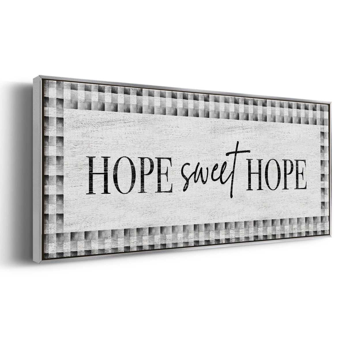 Hope Sweet Hope - Floater Framed Canvas Print