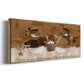 Snowballs - Floater Framed Canvas Print