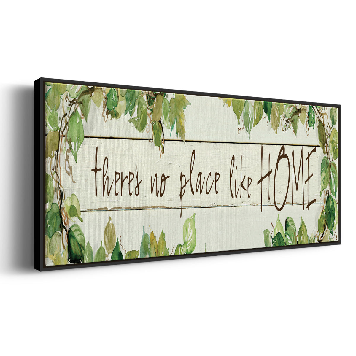 No Place Like Home - Floater Framed Canvas Print