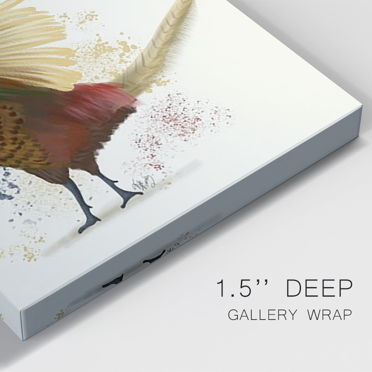 Pheasant Splash 8 - Canvas Art Print