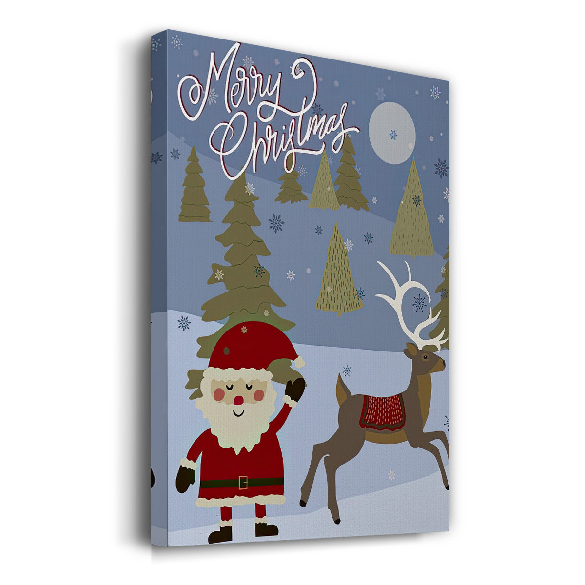 Winer Santa II - Gallery Wrapped Canvas