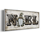 Winter Wonderland Friend Noel - Floater Framed Canvas Print