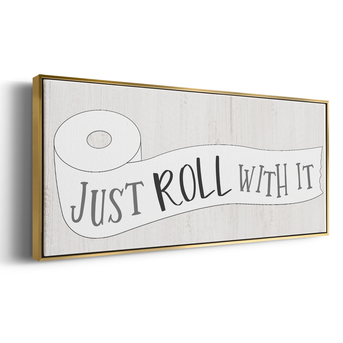 Just Roll - Floater Framed Canvas Print