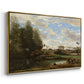 Washerwomen at the Water's Edge, c. 1860-1870 - Floater Framed Canvas Print