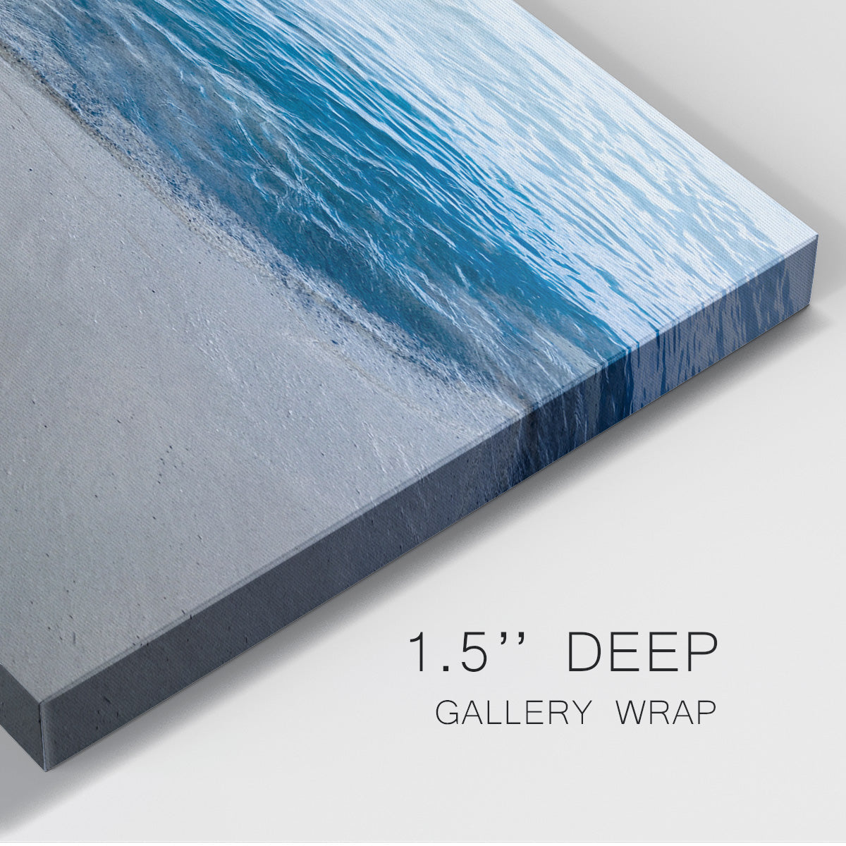 Aegean Blue Water - Canvas Art Print