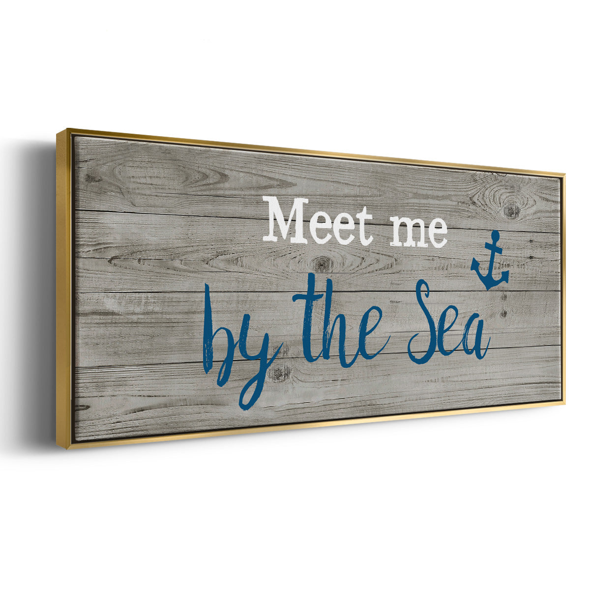 Meet Me - Floater Framed Canvas Print