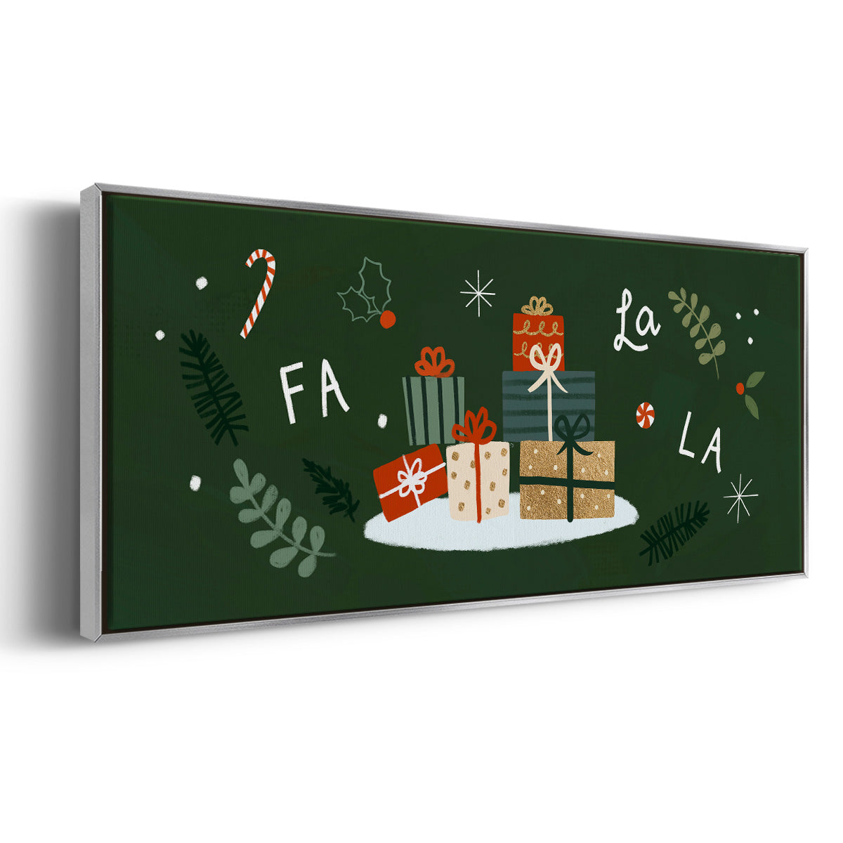 Little St. Nick Collection D - Floater Framed Canvas Print