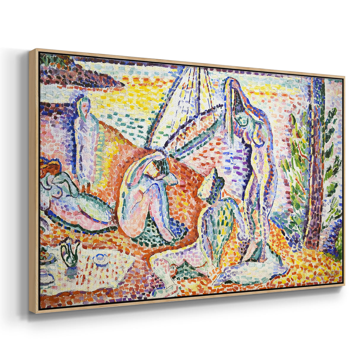 Luxe, Calme et Volupté, 1904 - Floater Framed Canvas Print
