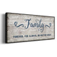 Family Forever - Floater Framed Canvas Print