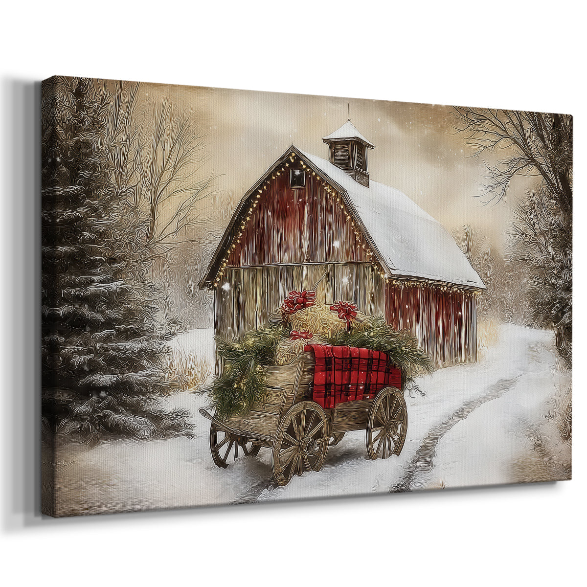 Honeyed Bells at Midnight - Canvas Art Print