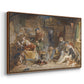 Highland Hospitality, 1832 - Floater Framed Canvas Print