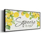 Lemon Squeeze - Floater Framed Canvas Print
