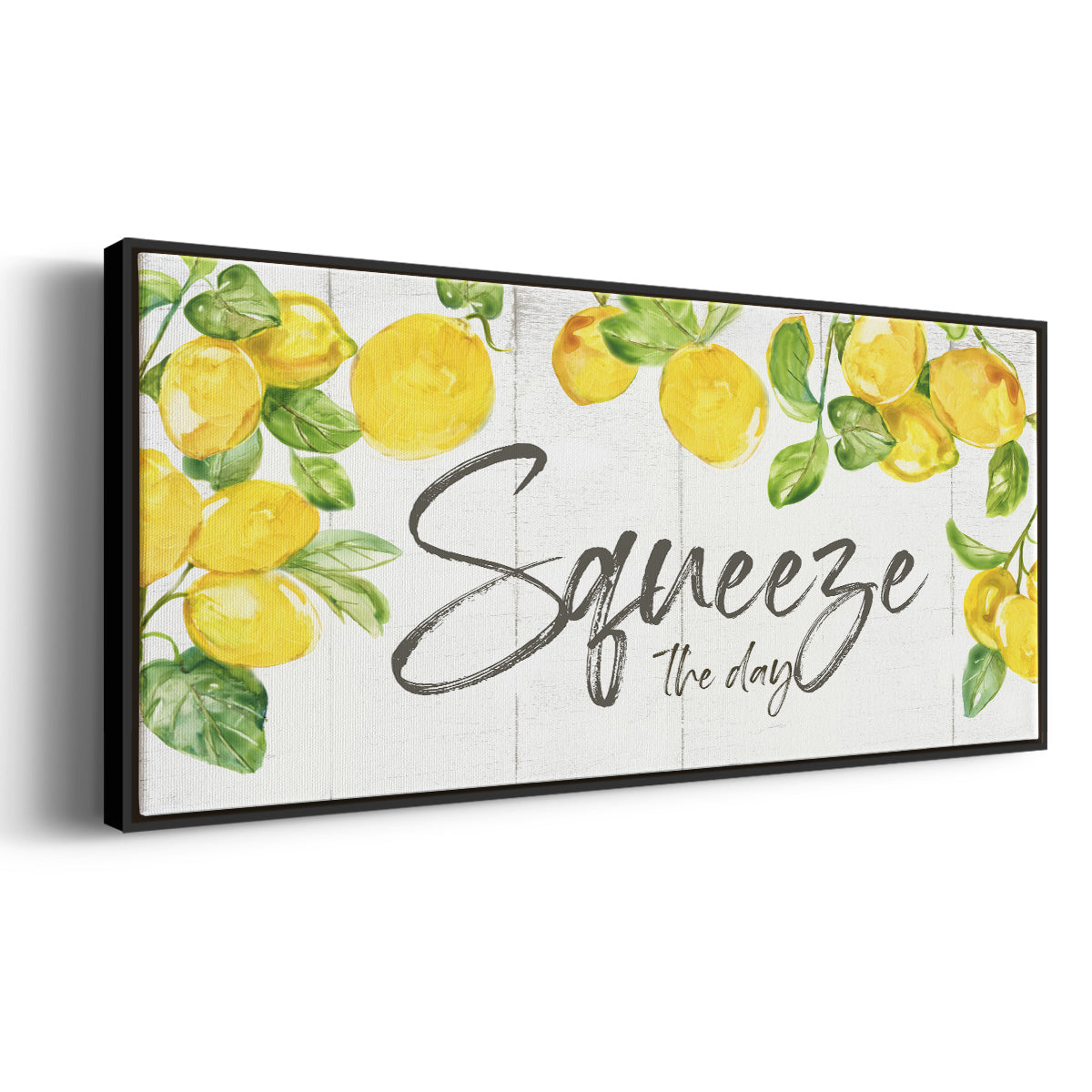 Lemon Squeeze - Floater Framed Canvas Print