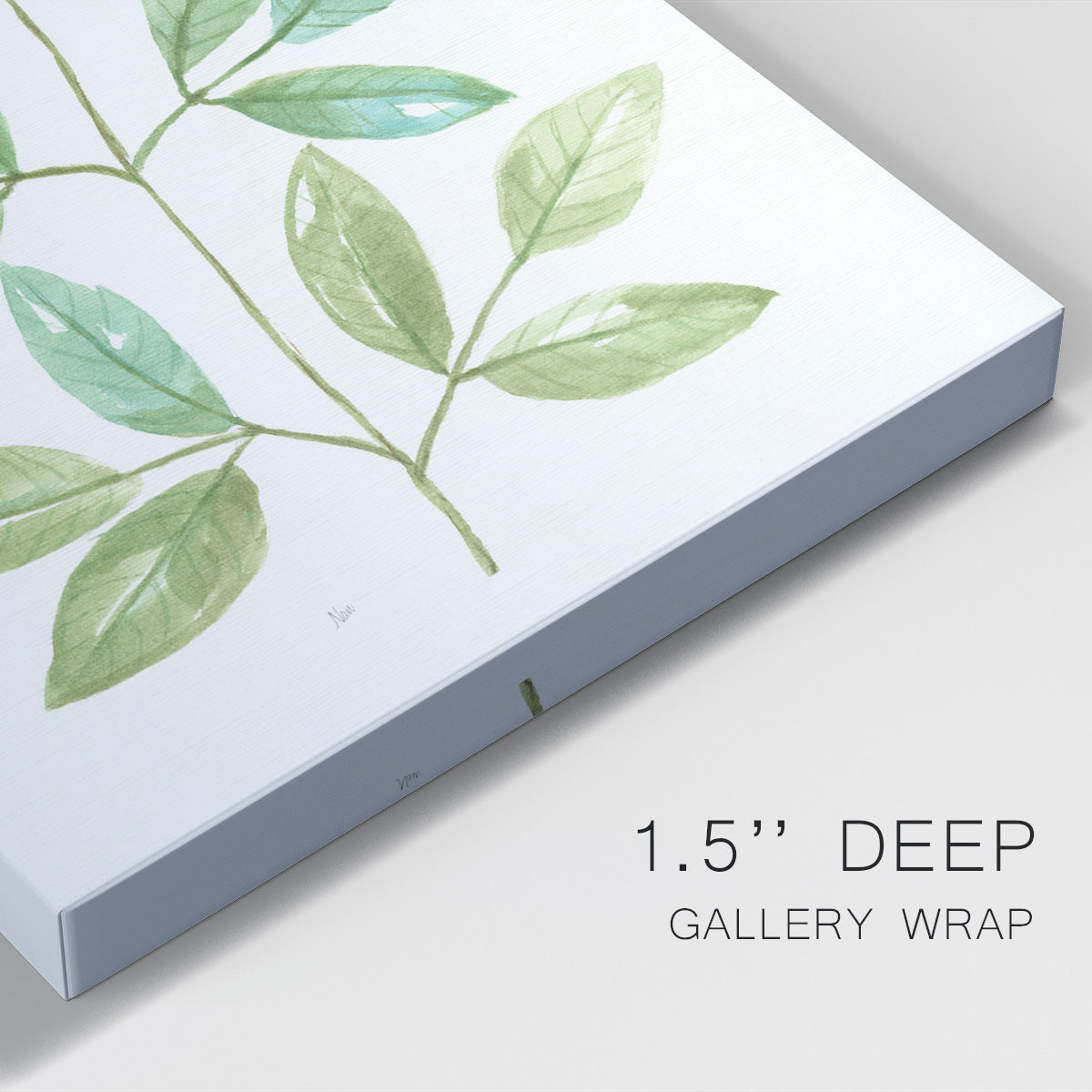 Spring Greens III Premium Gallery Wrapped Canvas - Ready to Hang