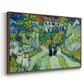 Stairway at Auvers, 1890 - Floater Framed Canvas Print