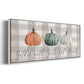 Gather With Grateful Hearts - Floater Framed Canvas Print