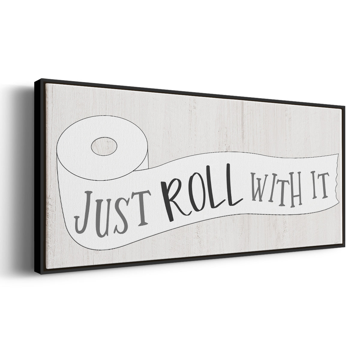 Just Roll - Floater Framed Canvas Print