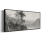 Lake George - Floater Framed Canvas Print