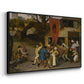 A Village Fair, c. 1567-1569 - Floater Framed Canvas Print