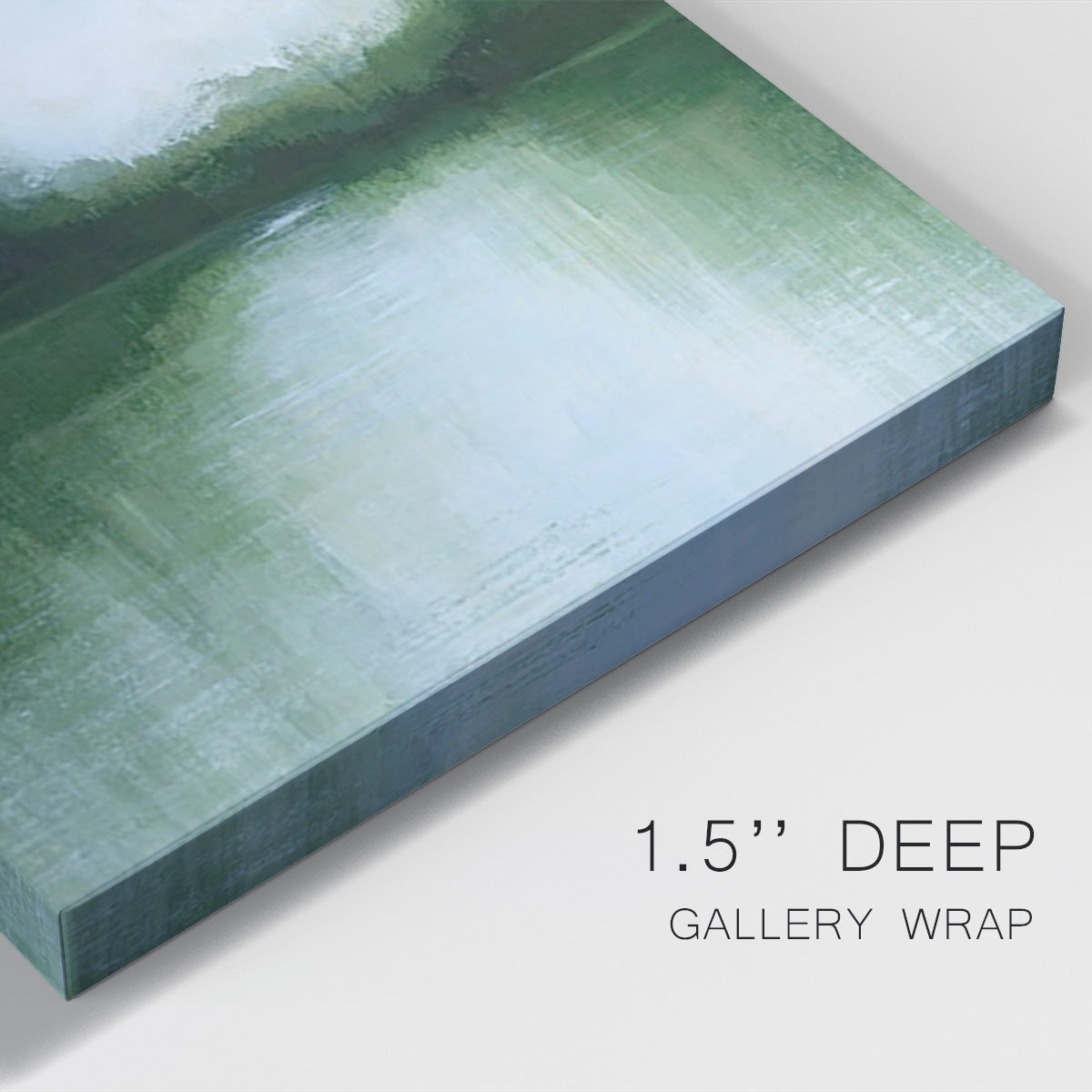 Mossy Reflections I Premium Gallery Wrapped Canvas - Ready to Hang