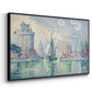 The Green Towers (Les tours vertes, la Rochelle), 1913 - Floater Framed Canvas Print