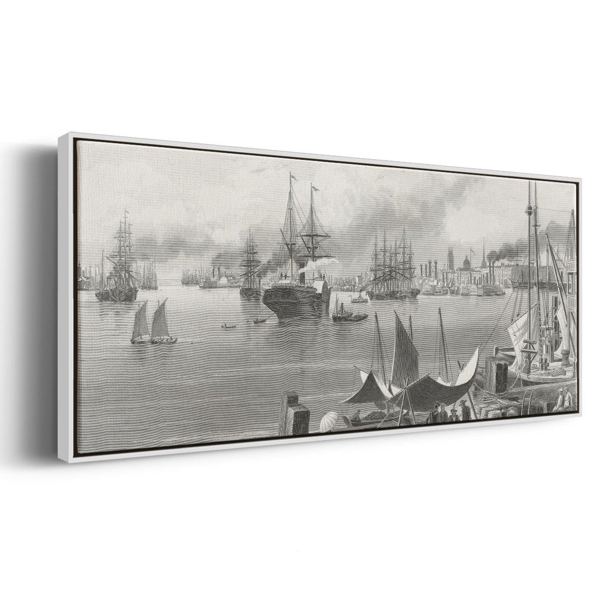 New Orleans - Floater Framed Canvas Print