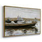 Boys in a Dory, 1873 - Floater Framed Canvas Print