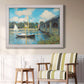The Road Bridge At Argenteuil - Ornate Framed Canvas Print