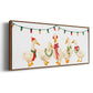 Merry Quackmas Collection D - Floater Framed Canvas Print
