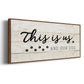 This is Us and the Dog - Floater Framed Canvas Print