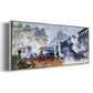 The Europe Bridge Saint Lazare Station in Paris - Floater Framed Canvas Print