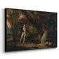The Reverend Thomas Levett and Favourite Dogs, Cock-Shooting, 1811 - Floater Framed Canvas Print