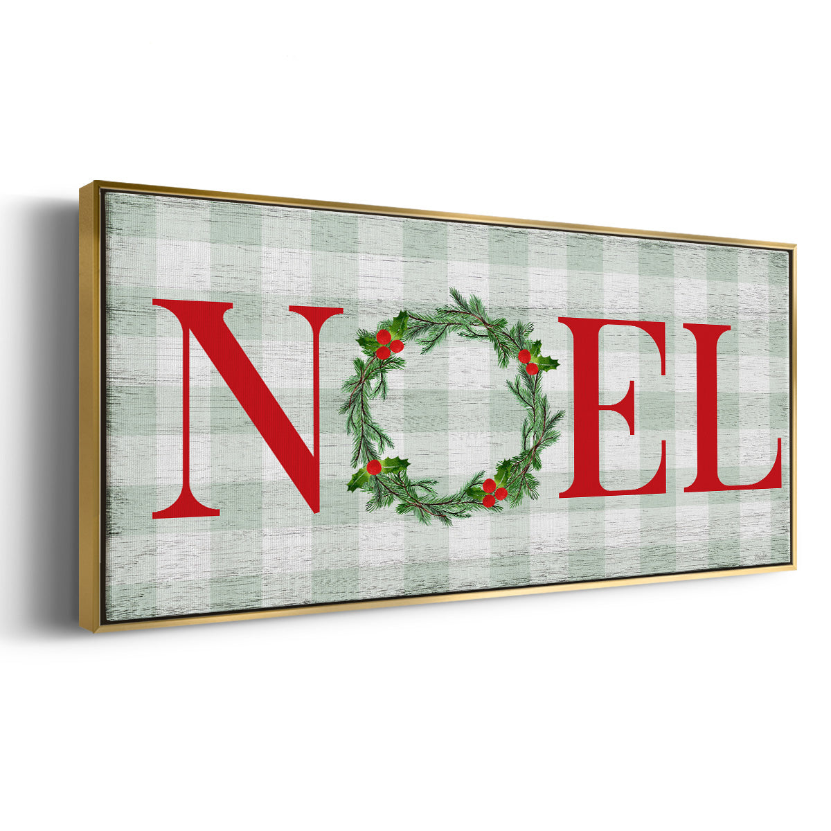 Noel - Floater Framed Canvas Print