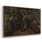 Interior, c. 1865-1870 - Floater Framed Canvas Print