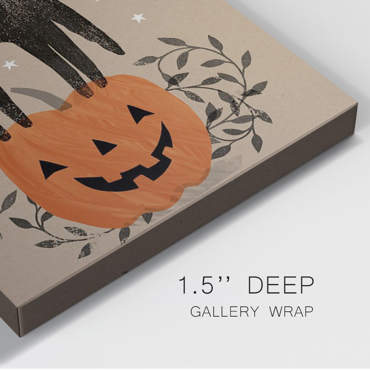 Graphic Halloween I-Premium Gallery Wrapped Canvas - Ready to Hang