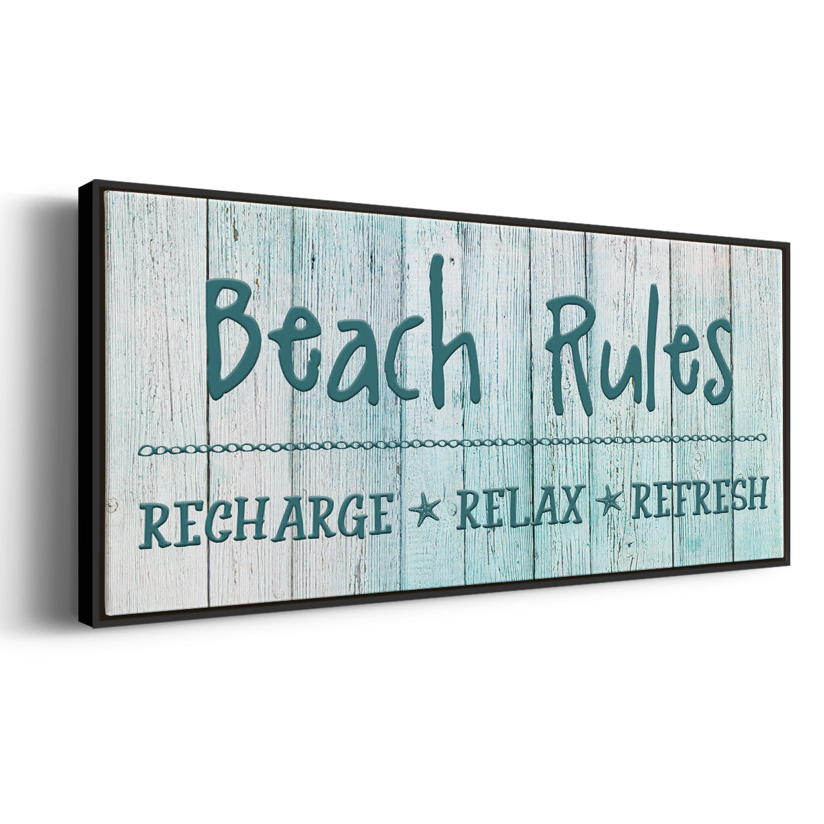 Recharge - Floater Framed Canvas Print
