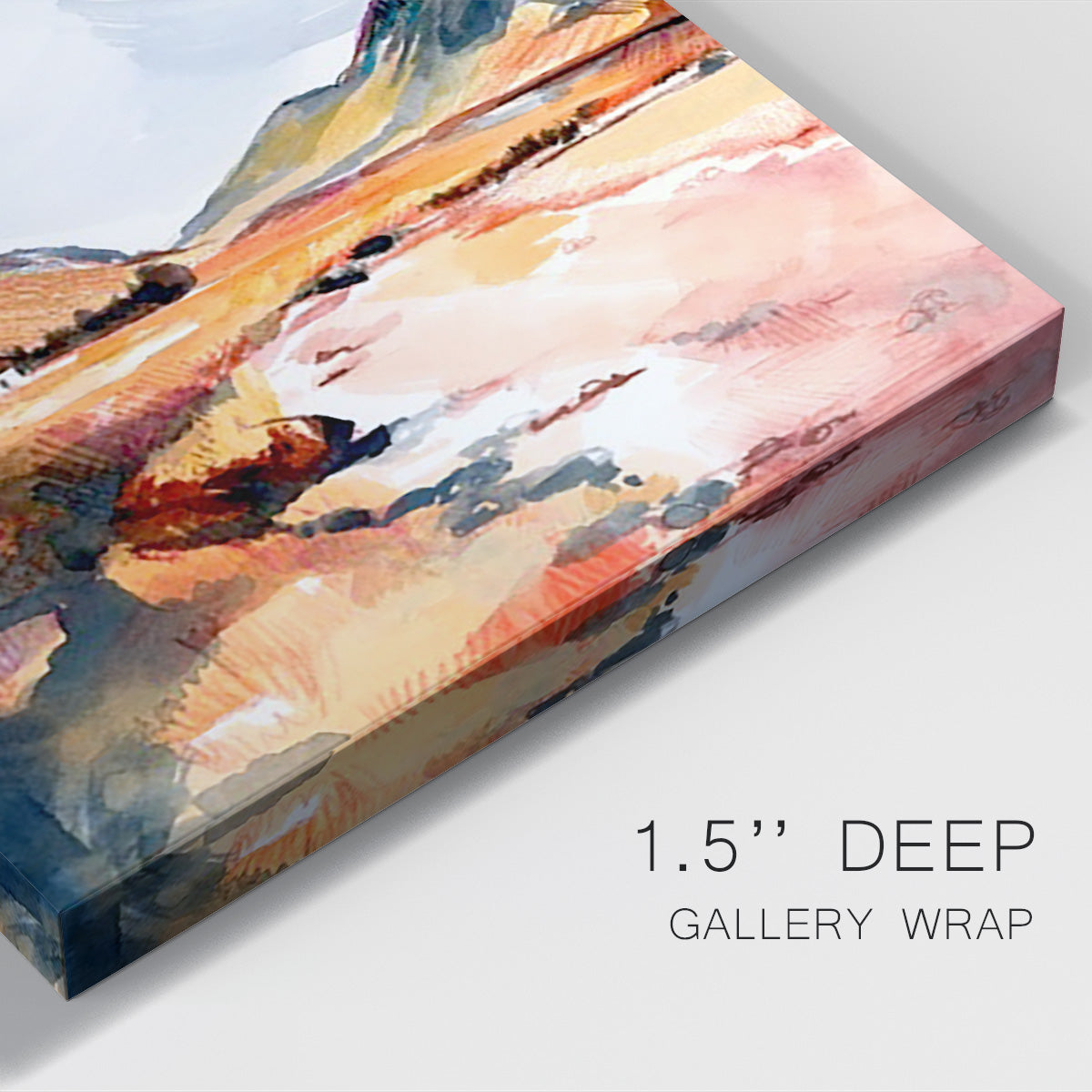 Chromatic Landscapes II Premium Gallery Wrapped Canvas - Ready to Hang