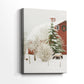 Silver Carol of Snow - Canvas Art Print