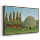 Meadlowland (The Pasture), 1910 - Floater Framed Canvas Print