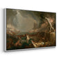 The Course of Empire: Destruction, 1836 - Floater Framed Canvas Print