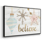 Elegant Ornaments Collection A - Framed Gallery Wrapped Canvas in Floating Frame